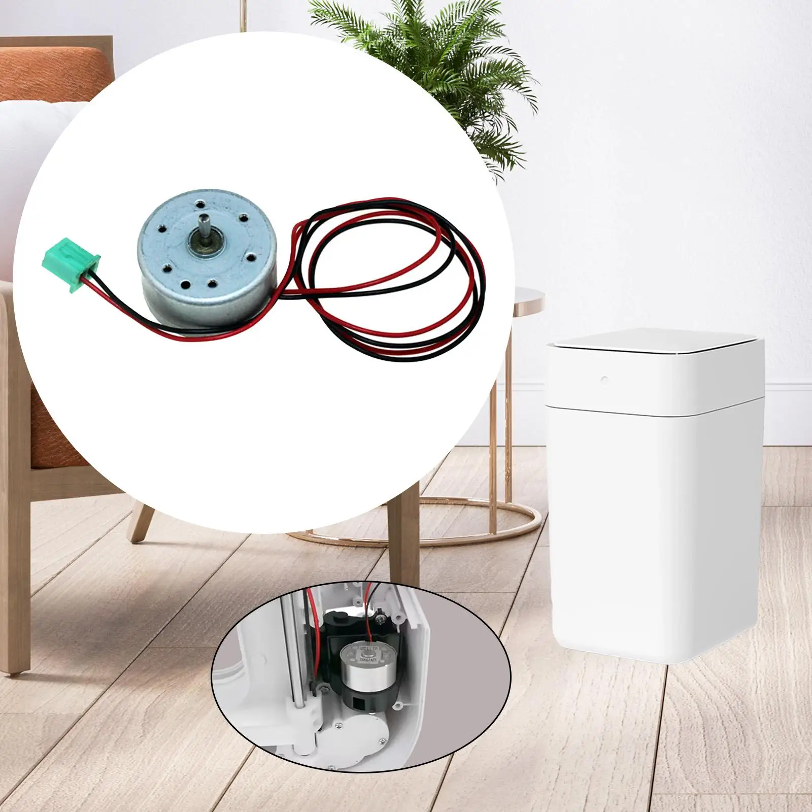 Trash Can Motor, DIY for T1S TC1D Smart Garbage Bin Stable DC Motor Trash Can Accessories,Repair Part