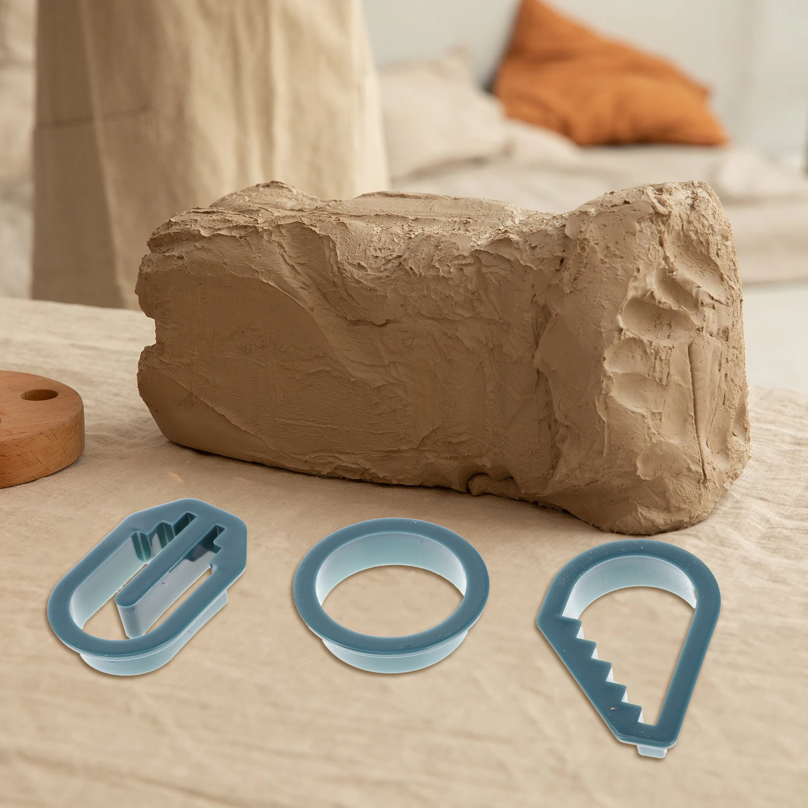 

1 set 1 Set Of Cutting Mold For Polymer Clay Diy Tools Unique Clay Cutter Kit For Earring Making Pottery Craft Baking Decorating