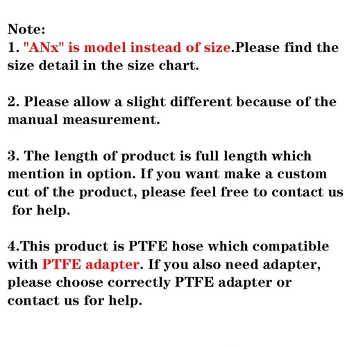 Imagen 2 del producto 1M/2M/3M/5M AN3 AN4 AN6 AN8 AN10 Universal E85 manguera de combustible enfriador de Gas y aceite tubo interior PTFE Nylon acero inoxidable trenzado