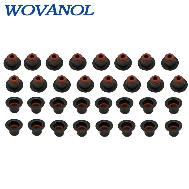 

32pcs 11340054492 Engine Parts Valve Stem Seals For BMW E53 E60 E63 E64 E65 E66 E70 E71 E72 F01 F02 F04 F07 F10 X5 X6 X7