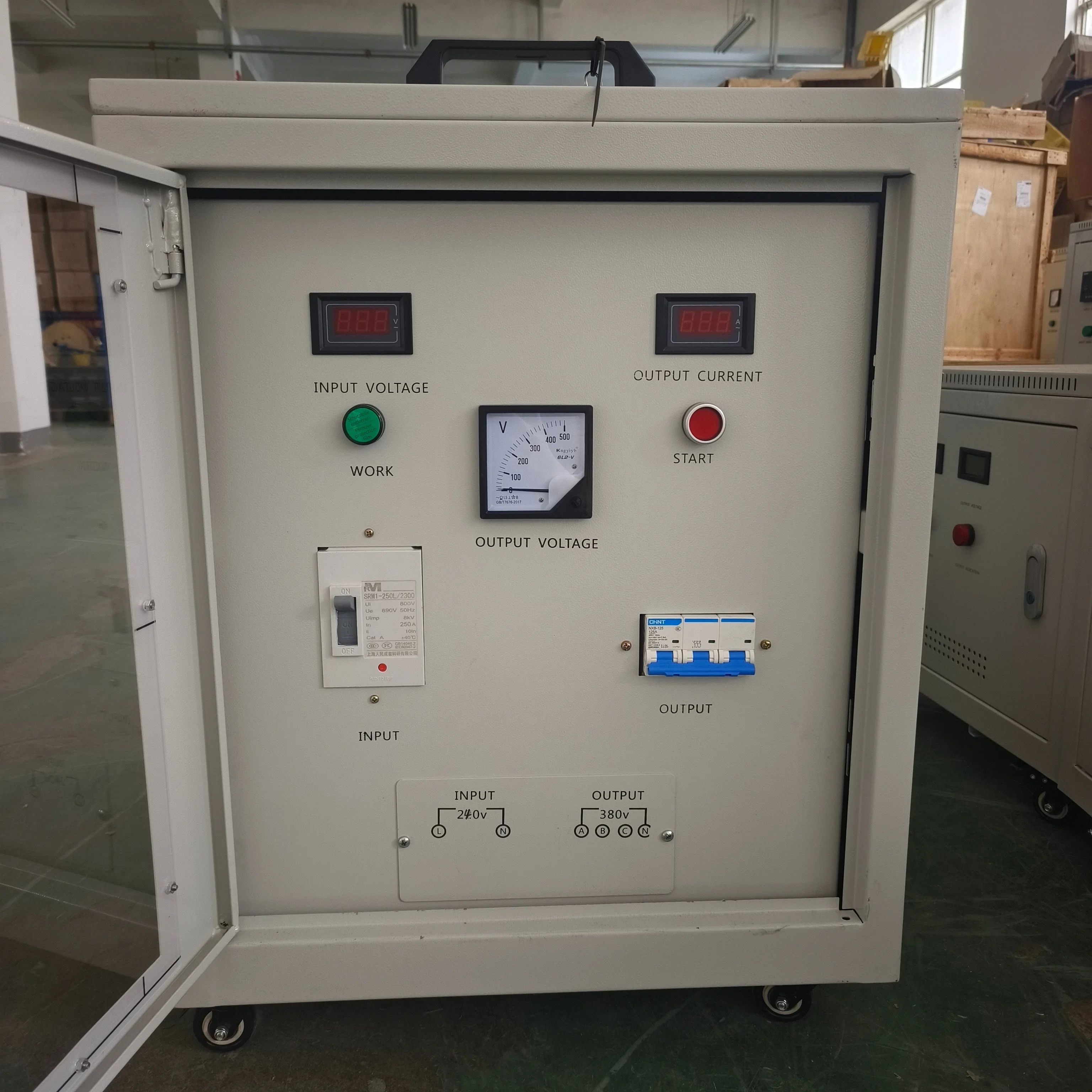 

Single Phase to Three Phase Converter 220v/240v 80kw 100kw Single to 380v Three Phase Converter