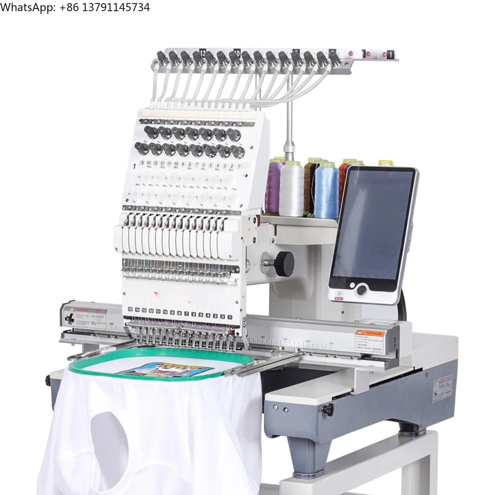 Home Use Computerized Embroidery Machine Single Head 12/15 Needles  New Embroidery Machine