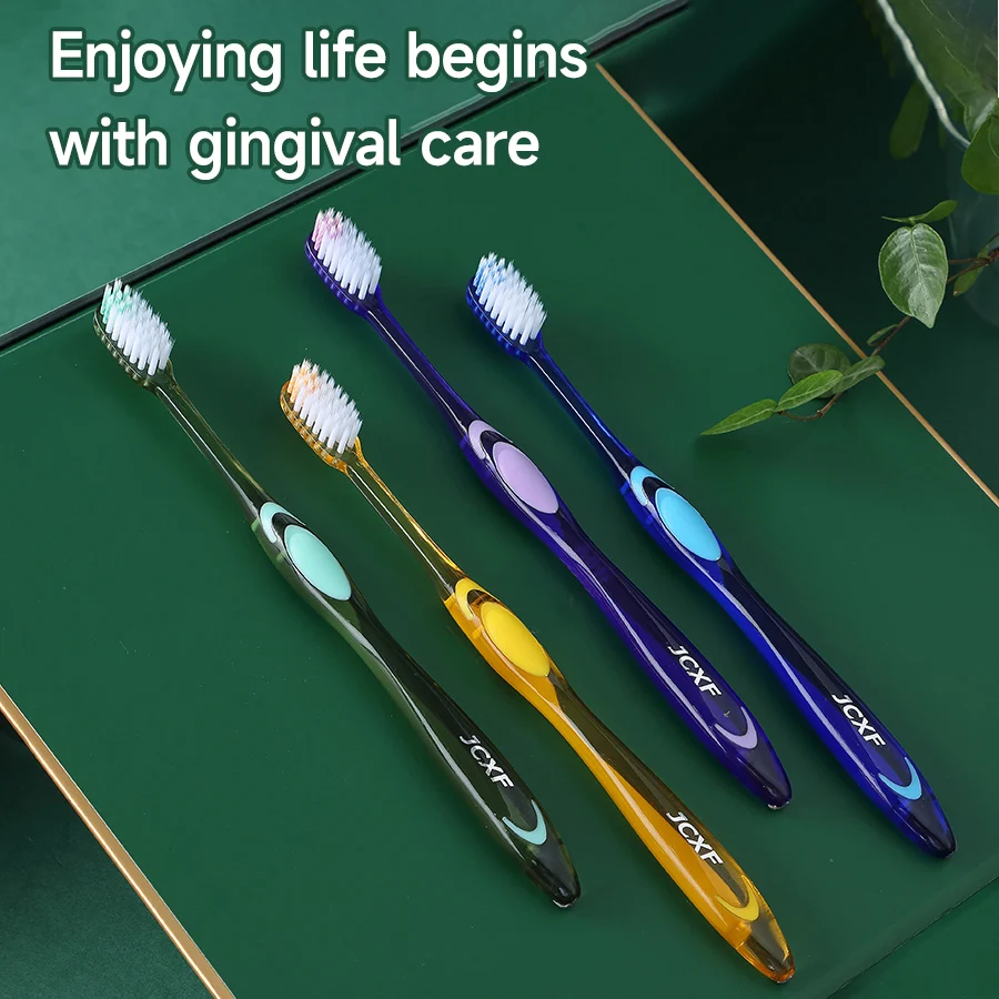 

2/4pcs manual soft hair toothbrush for gentle oral cleaning for adult couples