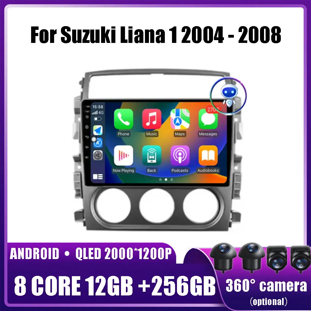 

Android 14 for Suzuki Liana 1 2004 - 2008 Car Multimedia Player Head Unit Stereo GPS Navigation BT WIFI car accessories tools