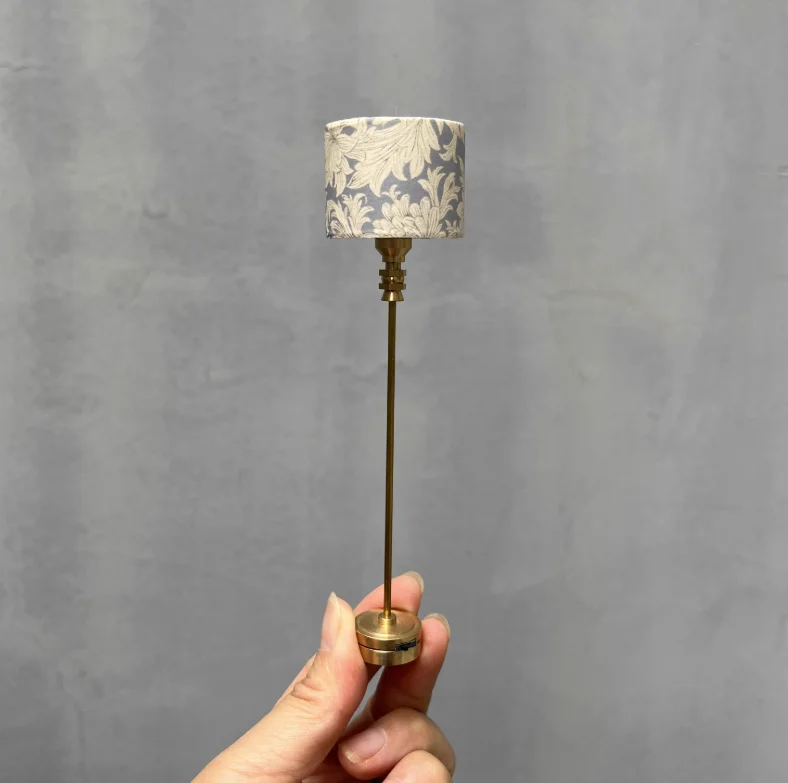 Light Up Miniature Lamp Collection: Chinese Lanterns, Shell Wall Light, Pear & Fruit Lamps for 1:6 BJD Blythe Diorama