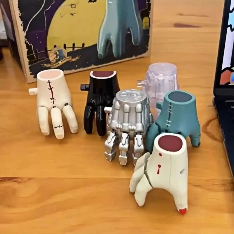 52 brinquedos genuíno super ativado pega pegar mão estranho manipulador móvel caixa cega figura moda brinquedos ornamento presentes