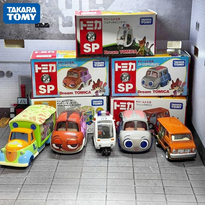 TAKARA TOMY Tomica Disney Character Cars Set - Tigrou Winnie l'ourson Princesse Mickey Toy Modèles pour Enfants Cadeau de Noël
