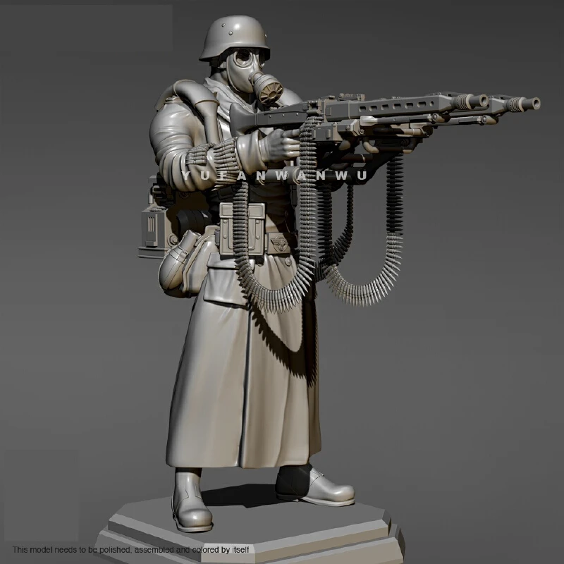 

150mm Reaper Mask Action Figure Resin Model Figure Gk Micro Miniature 3d Printed White Model Toy Unassembled And Unpainted Kit