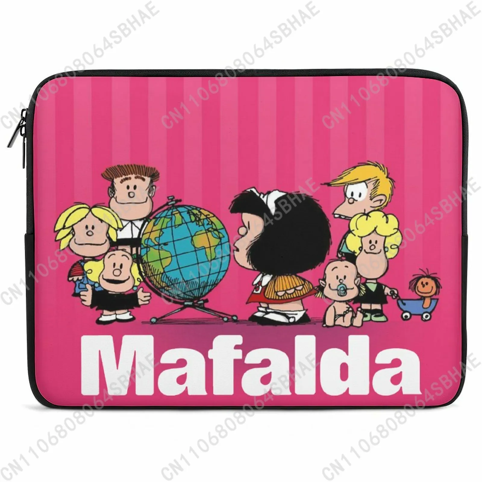 

Mafalda No Handle Laptop Case Suitable Multiinch Inch Slim Personalized Pattern Neoprene Bag School Students