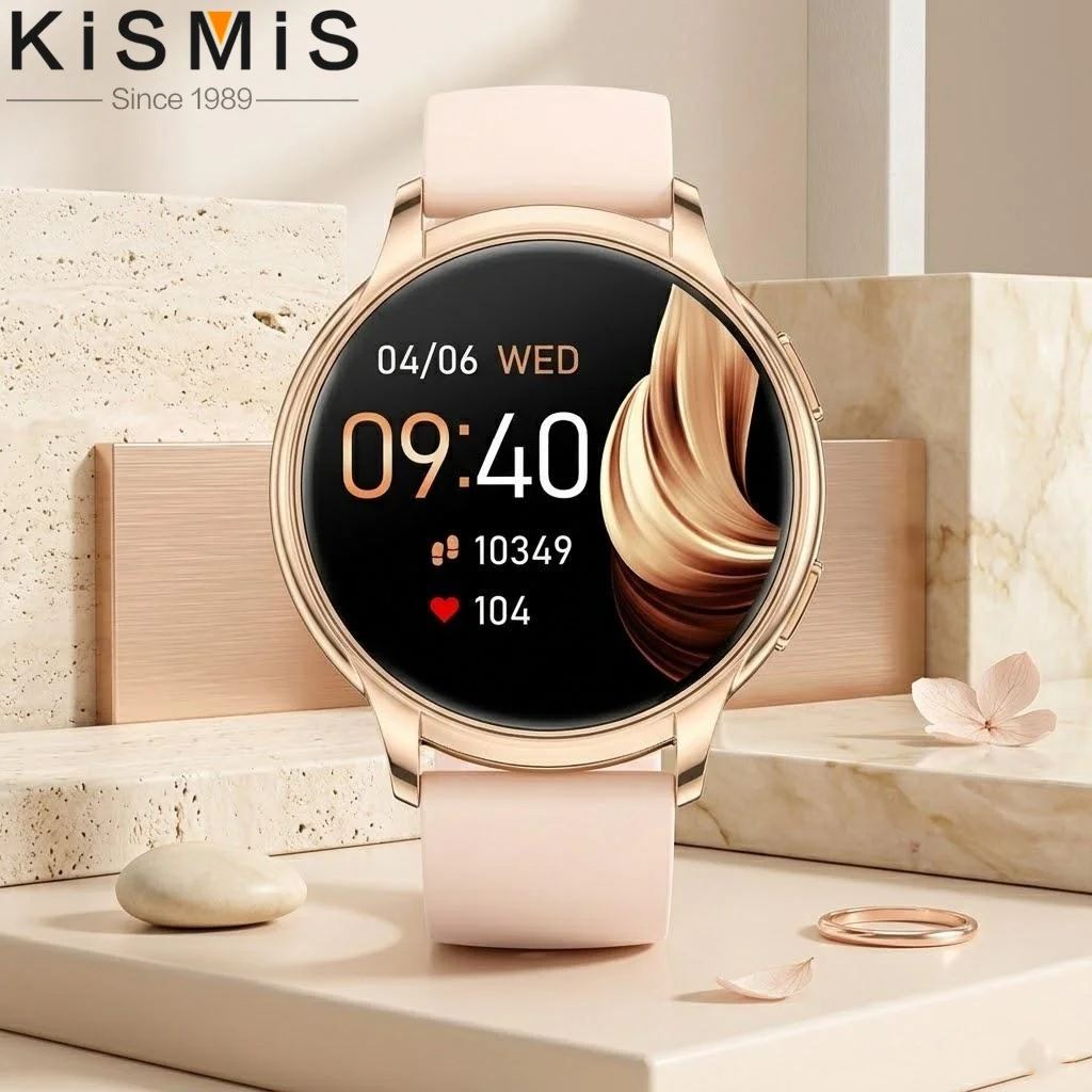 Water Resistant Smartwatch for Women with Heart Rate Monitor Sleep Tracker and Call Notifications Compatible with Android iOS