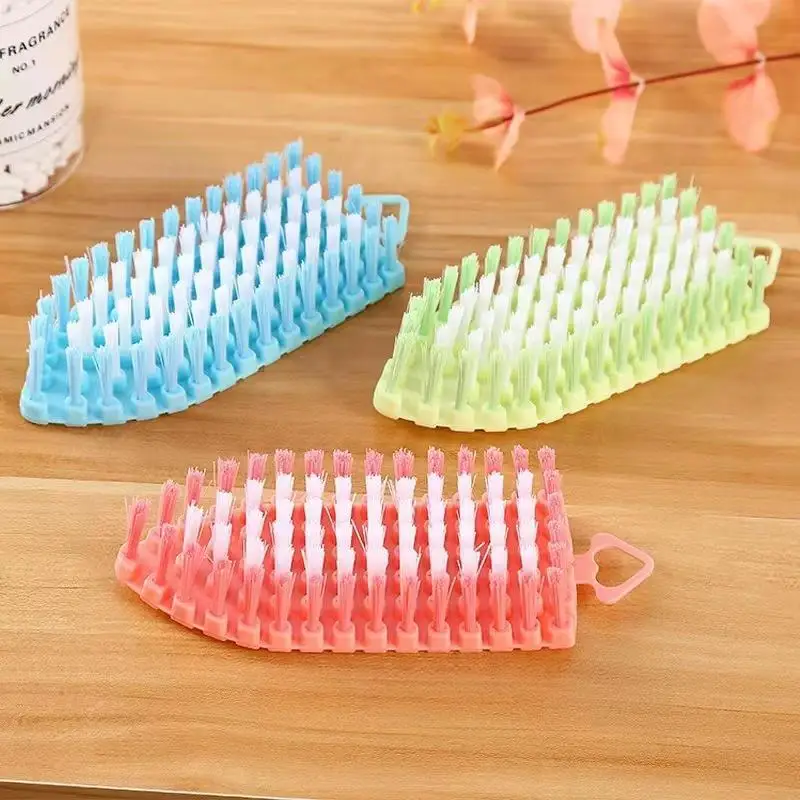 Household Multifunctional Flexible Cleaning Brush Kitchen Stove Cleaning Brush Bathtub Tile Scrubbing Clothes Brush Home Tool