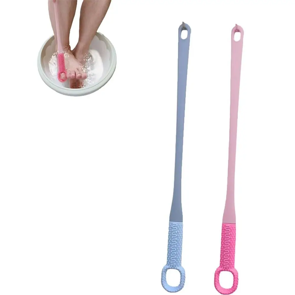 Escova De Limpeza De Toe De Manipulação Longa, Purificador De Pés De Chuveiro, Fácil de usar, Escova De Limpeza De Gap De Tratamento Longo, Ferramenta de Massagem