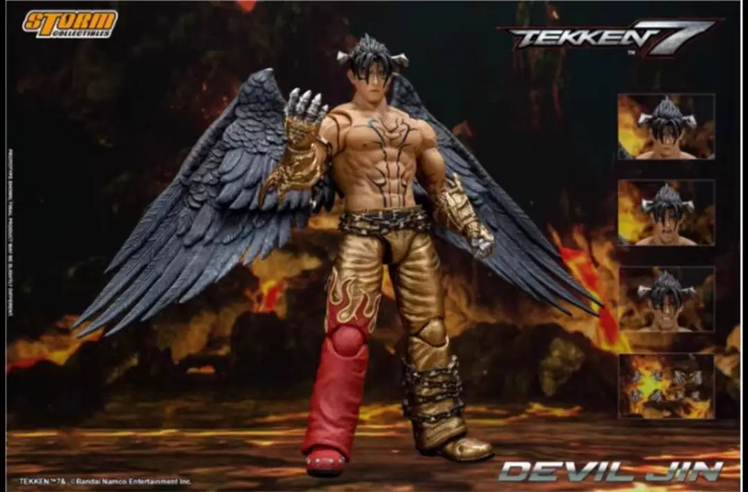 Figura de acción coleccionable Storm Toys Tekken 7 DEVIL JIN 1/12 en stock, ideal para regalo