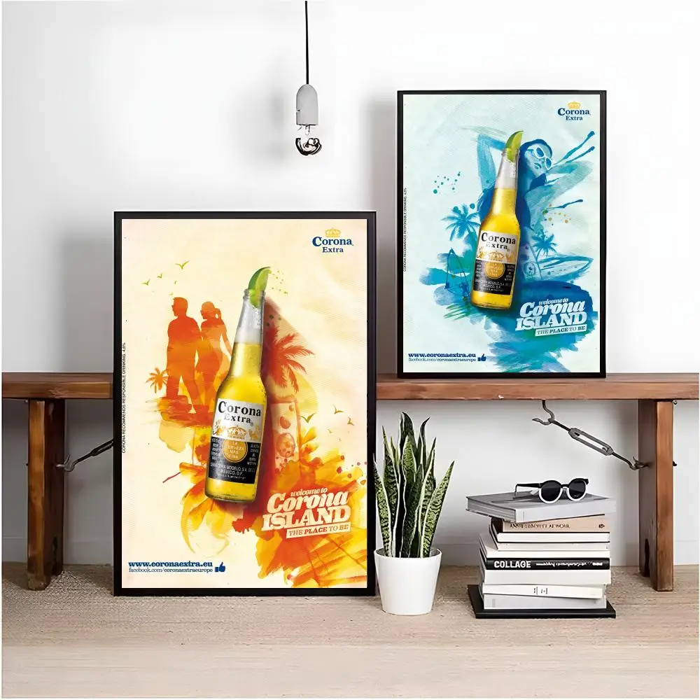 Beer C-Corona E-Extra Dormitory Wall Accessories Wall Art Prints Room Picture Decor Poster