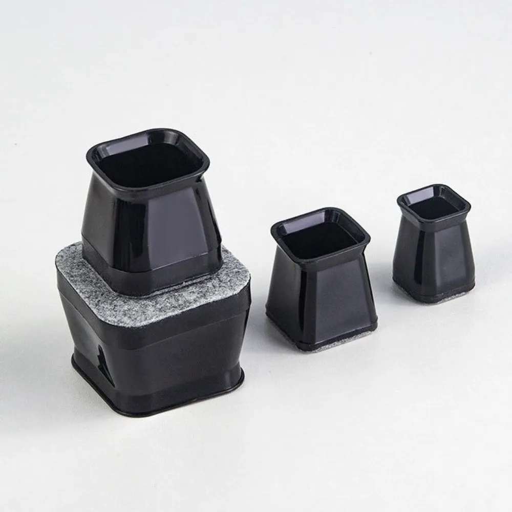 1/8pcs Anti-Scratch Chair Leg Floor Protectors Square Shape Non-Slip Furniture Leg Pads Self-Adhesive Scratch-Resistant