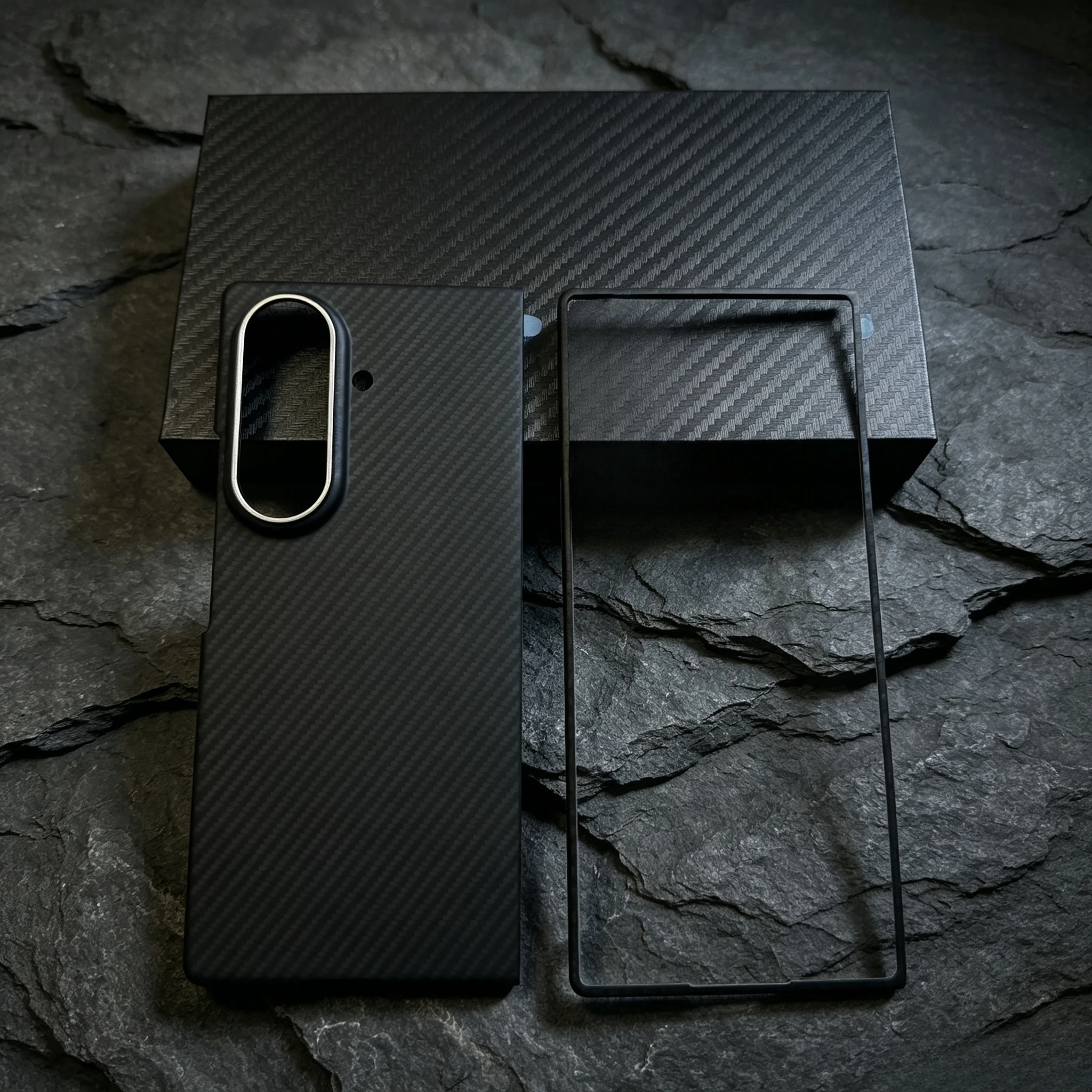 Business Kevlar Carbon Fiber Magnetic Case For Samsung Z Fold 8 Ultra 8 7 For Magsafe True Original Hand Feel Shockproof Cover