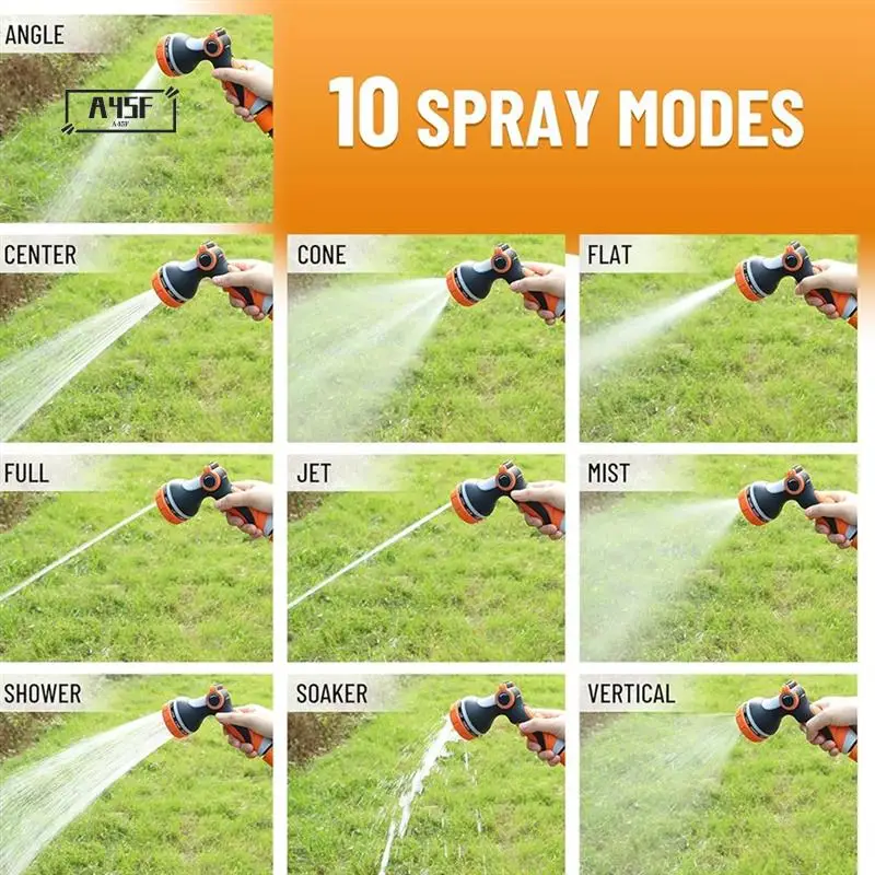 

A45F-High-Pressure Car Washing Gun Household Powerful Floor Washing And Watering Tools Flower Watering Spray Gun