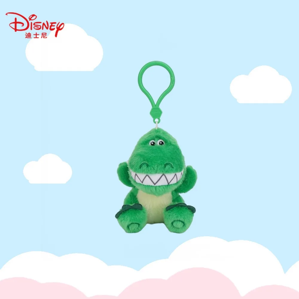 Genuíno disney chaveiros de pelúcia criativo figuras dos desenhos animados mochila pingente chaveiro acessórios decorativos coleção férias presentes