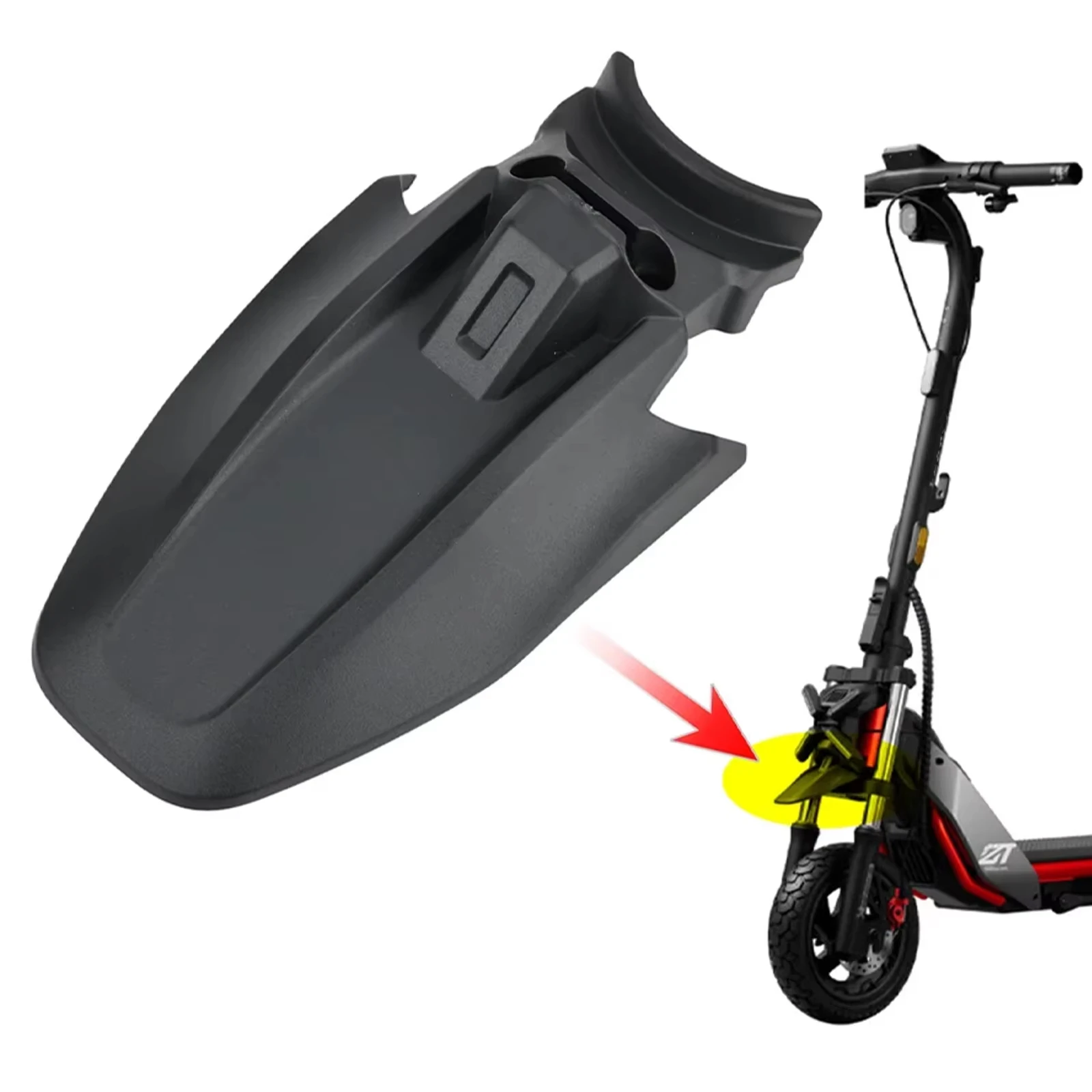 

Original Front Fender KickScooter For Segway ZT3 ZT3 Pro Electric Scooter Mudguard Plastic Accessories Parts