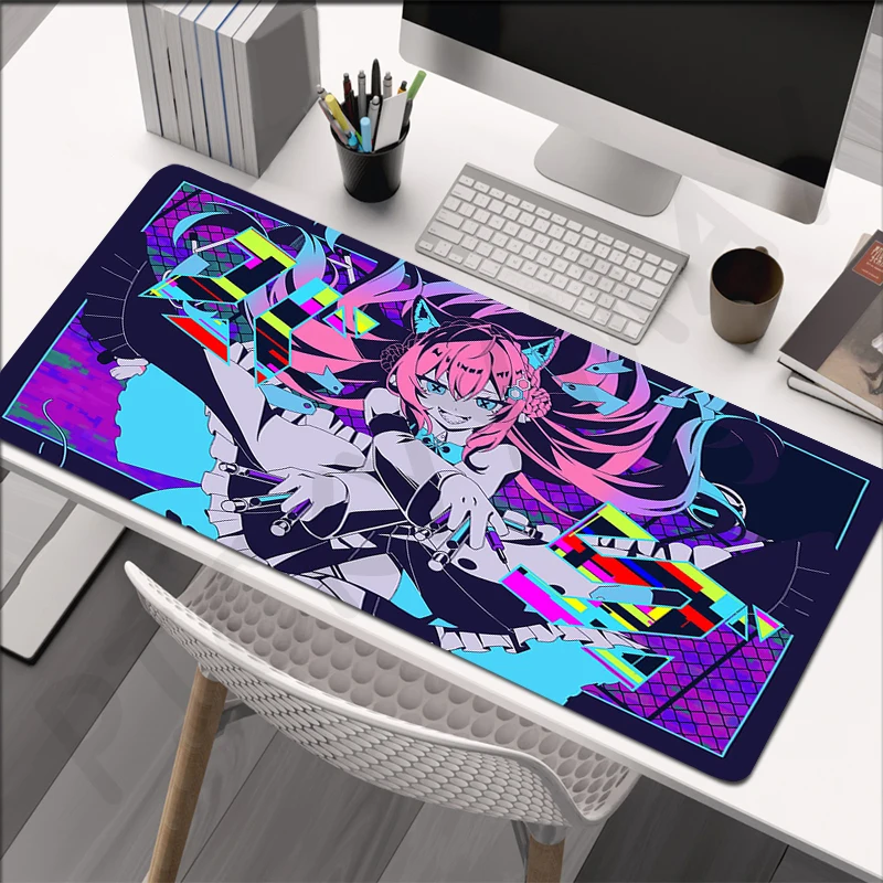 Girl Mouse Pads Waterproof Gaming Mousepads 400x900 Large Mousepad Gamer Natural Rubber Mat Company Desk Pad Design For Gift