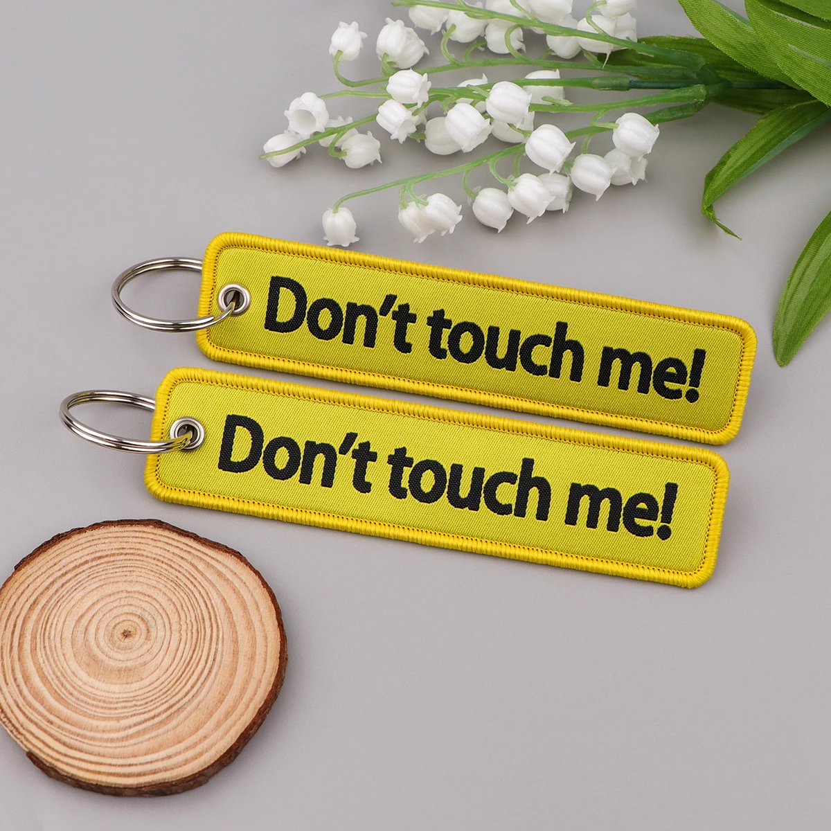 Fake Taxi Embroidery Key Fobs Funny Quotes Key Tags Keychain For Car Motorcycles Key Ring Holder Chaveiro Jewelry Gifts