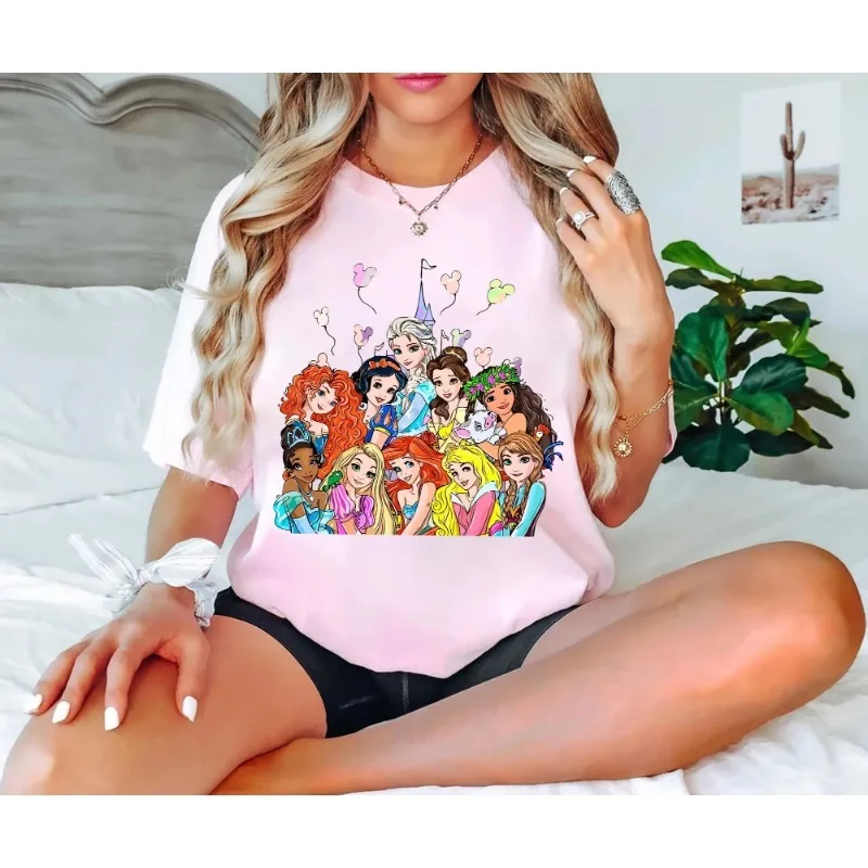 

Disney Princess Shirt, Vintage Princess Friends Tee Disney Castle Disney Princess Besties Shirt, Magic Kingdom Princess Gift