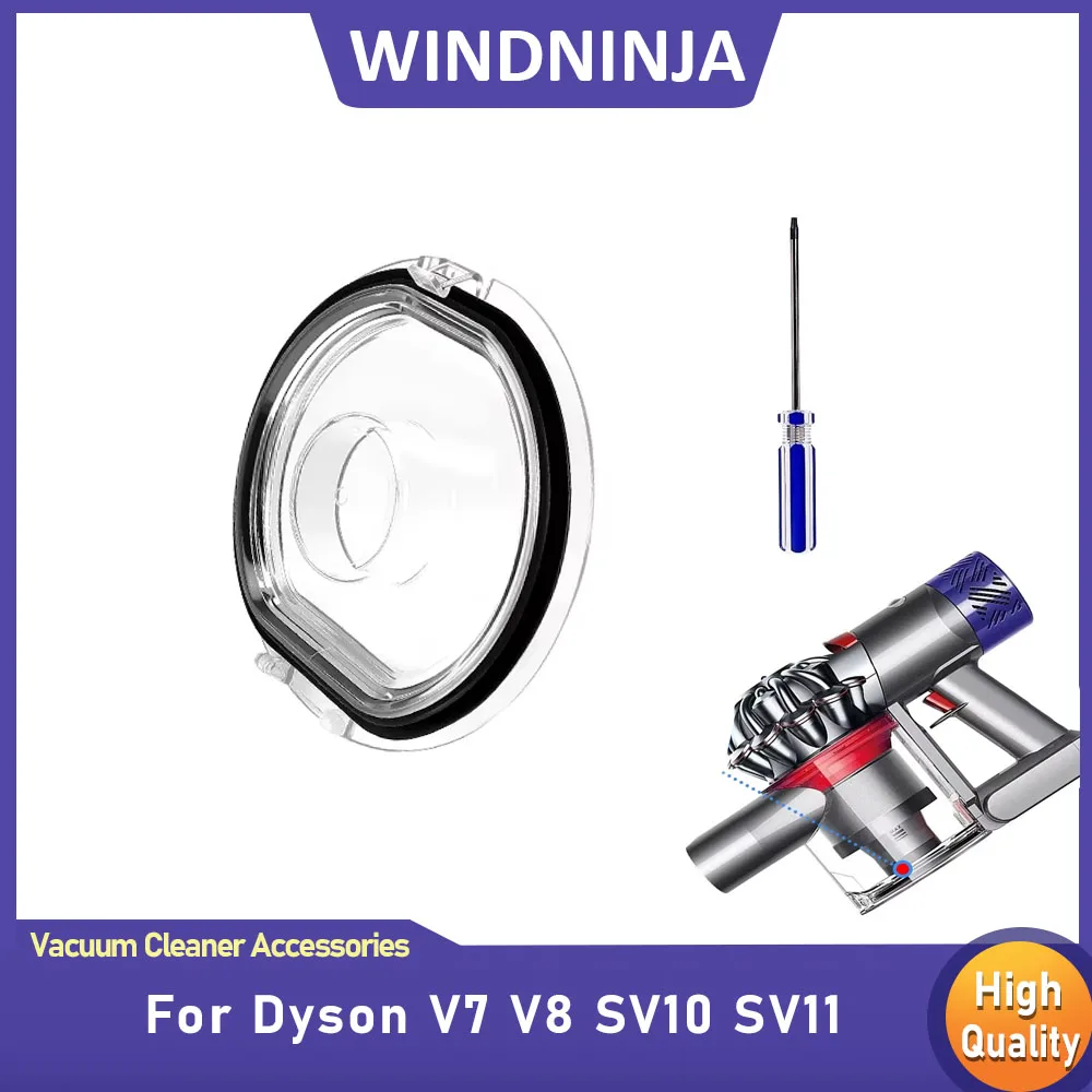 Für Dyson V7 V8 SV10 SV11 Staubsauger: Ersatz-Abdeckring für den oberen, festen Dichtungsdeckel des Staubbehälters, Teile für die Abdichtung des Staubfangsystems.