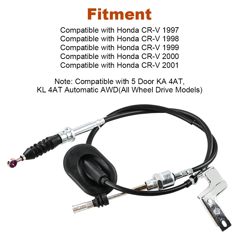 54315-S10-A82 Transmission Shifter cable Compatible For Honda CR-V 1997 1998 1999 2000 2001 For 5 door KA 4AT