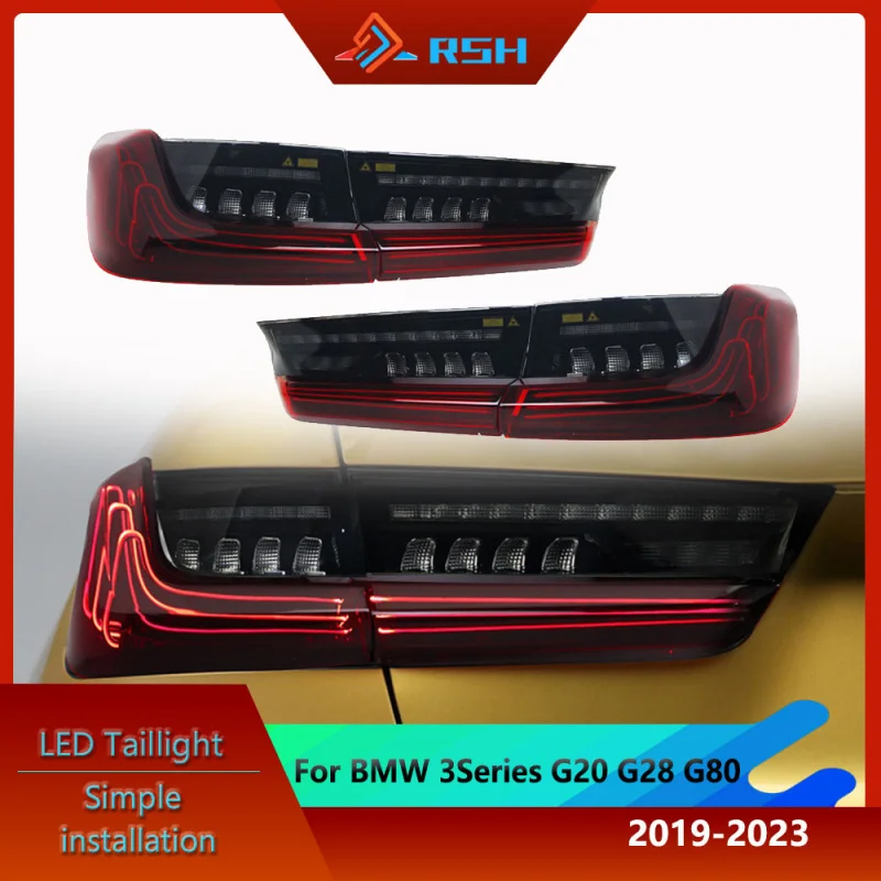 

Сборка задних фонарей для BMW 3 серии G20 G28 2019-2023, модифицированные CSL лазерные LED фары, стоп-сигналы, аксессуары Plug And Play