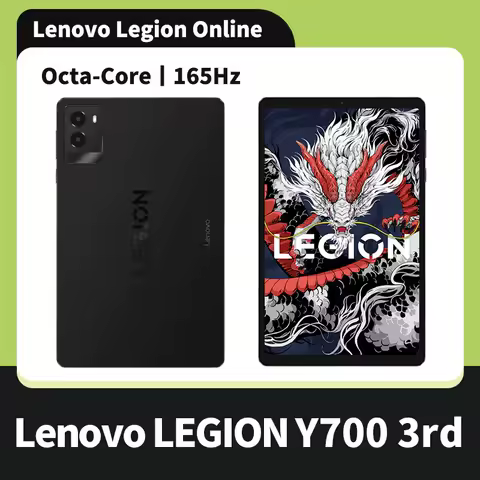 Limited Lenovo LEGION Y700 3rd Snapdragon 8 Gen 3 2.5K 6550mAh LCD screen 2560*1600 8.8-inch 165Hz 68W Charging Android 14