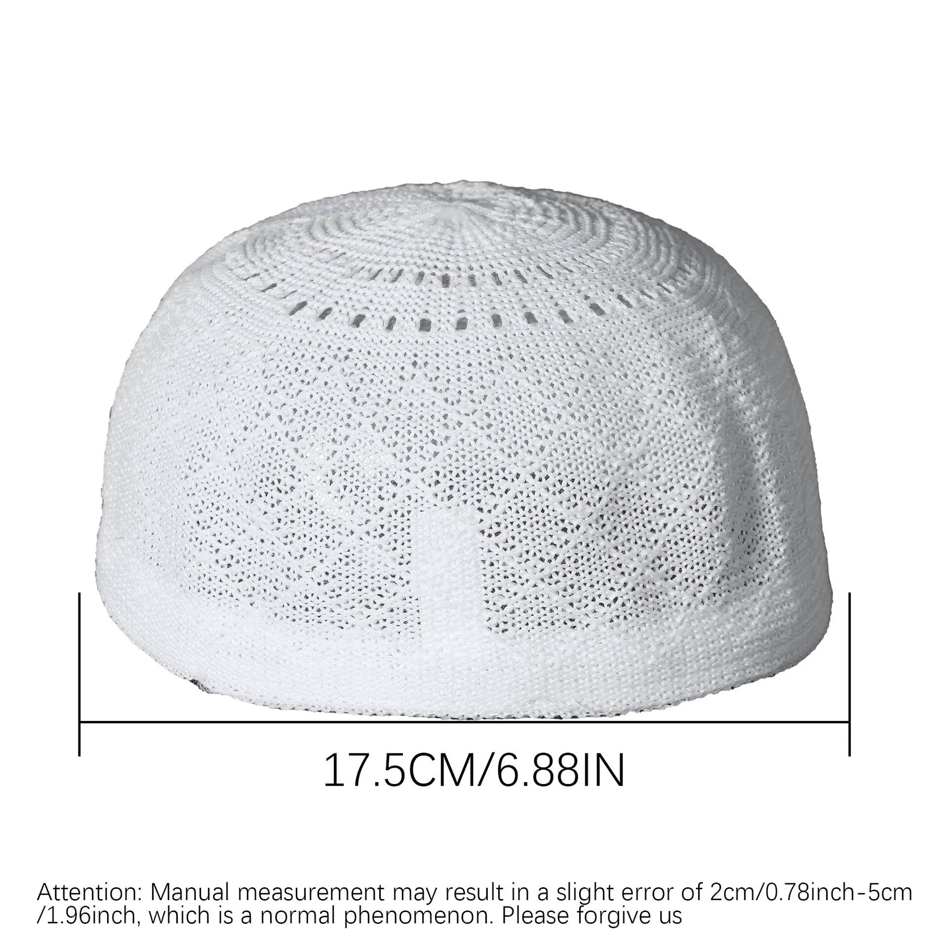 2 Pcs Muslim Caps For Men Colthing Freeshipping Crochet Knit Hat Tax Products Turkey Kufi Islamic Kippah Hijab Cotton New 0737