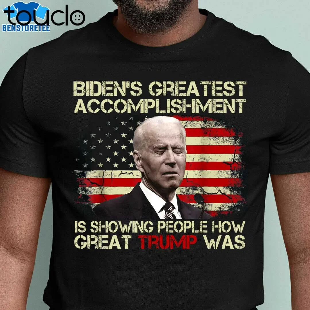 Anti Joe Biden Biden's Greatest Accomplishment Funny Pro Donald Trump TShirt