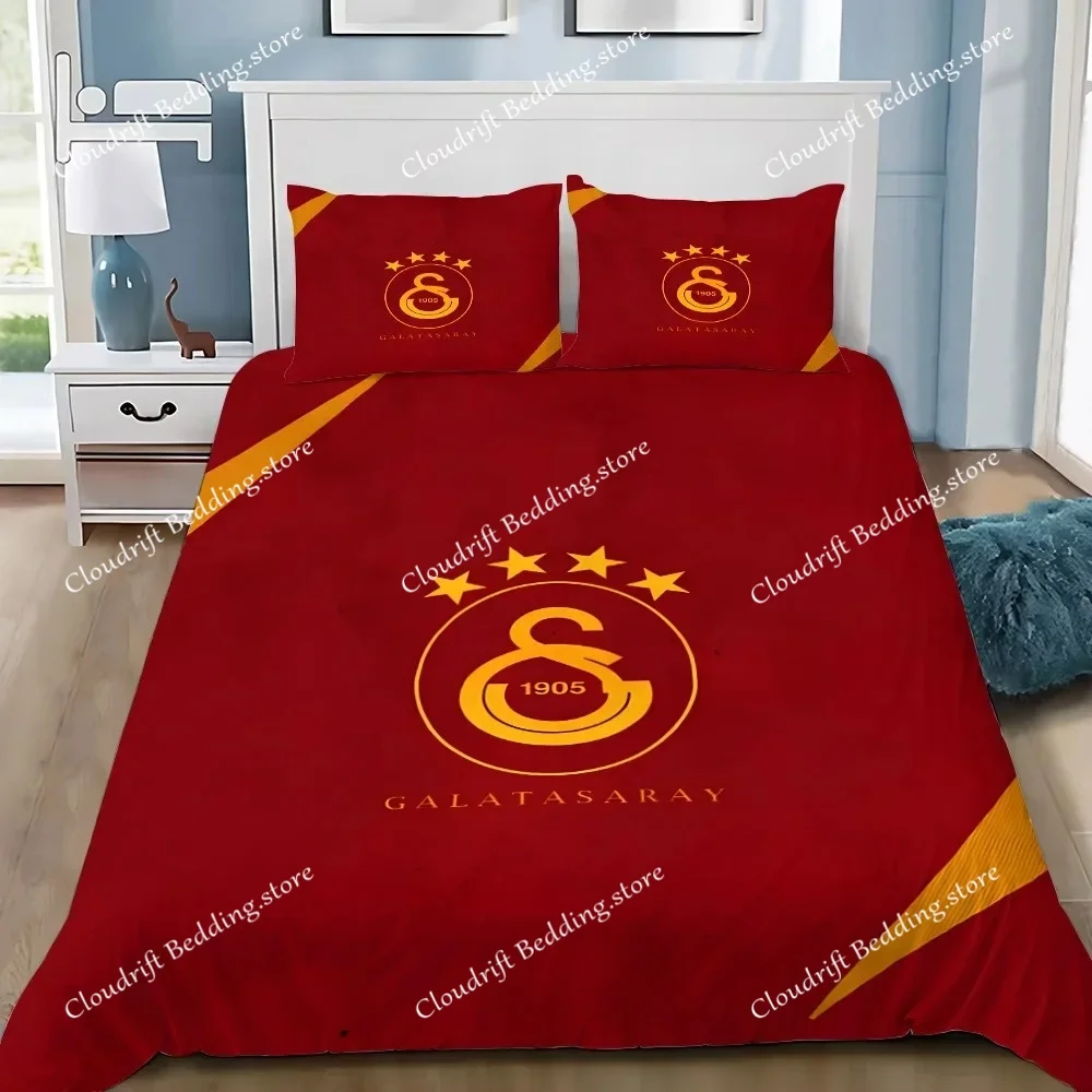 

Duvet Cover Pillowcase Bedding Set Football G-Galatasarays Adult BoyGirl Bedroom Decoration Children Gift Single Large Size