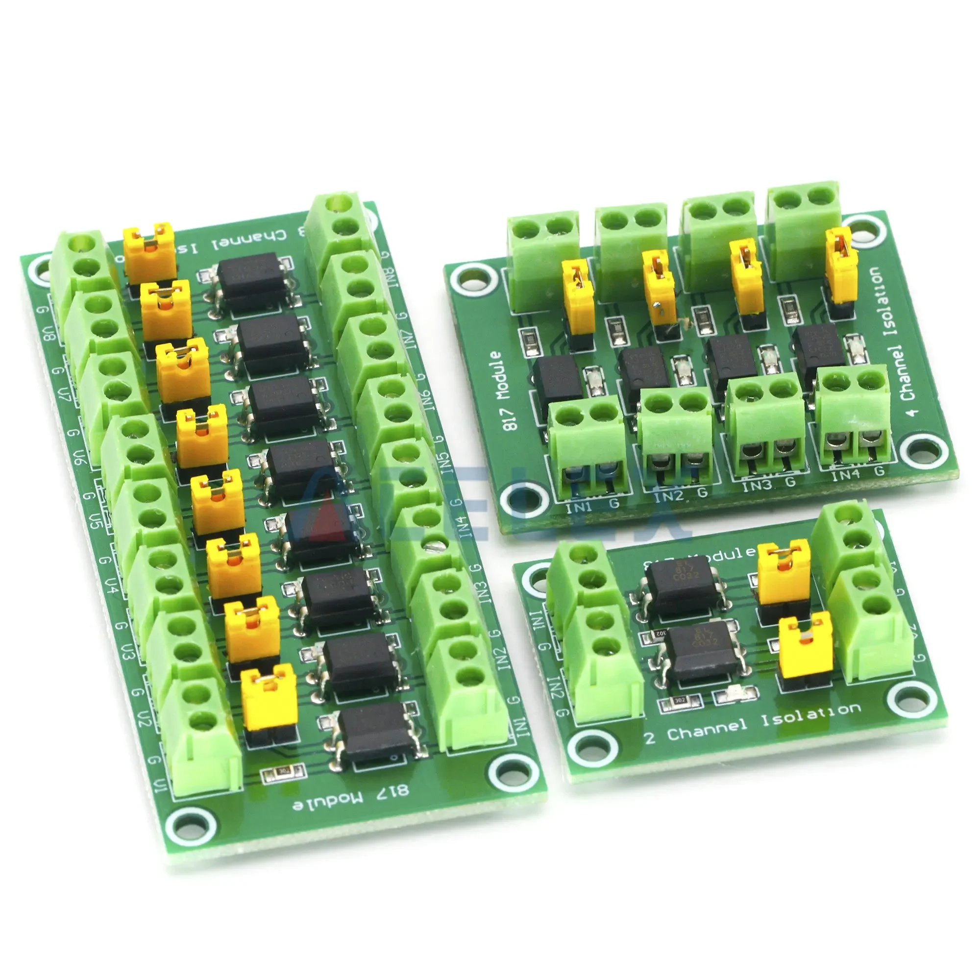 PC817 3,6-30V 2 4 Kanal Optokoppler Isolation Bord Spannung Konverter Adapter Modul Fahrer Photoelektrischen Isoliert Modul 817