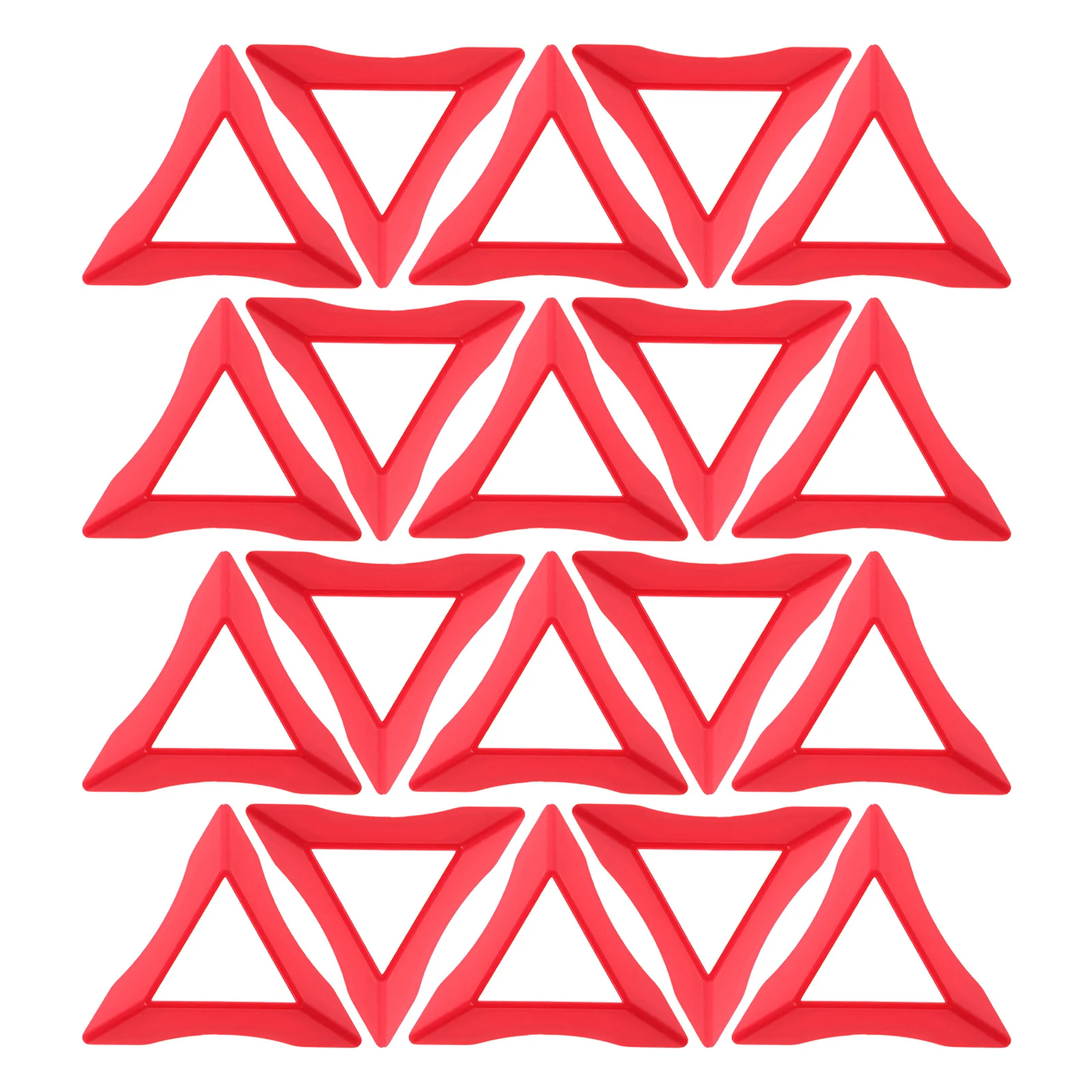 20Pcs Stand Colorful Triangle Base Display Holder Stable Tripod for Multi-Angle Show Lightweight