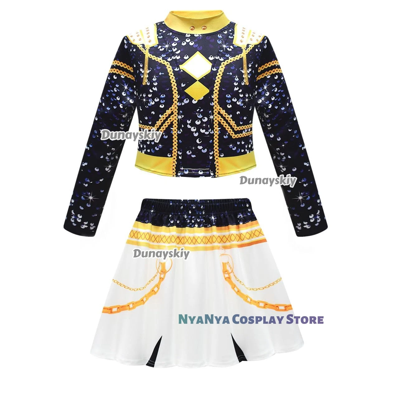 [Dunayskiy] Zoey Mira Rumi Kpop Dämonenjäger Cosplay Kostüm Huntrix Pop Idol 3D Gedruckt Kinder Mädchen Stil Kinder Bühnenauftritt