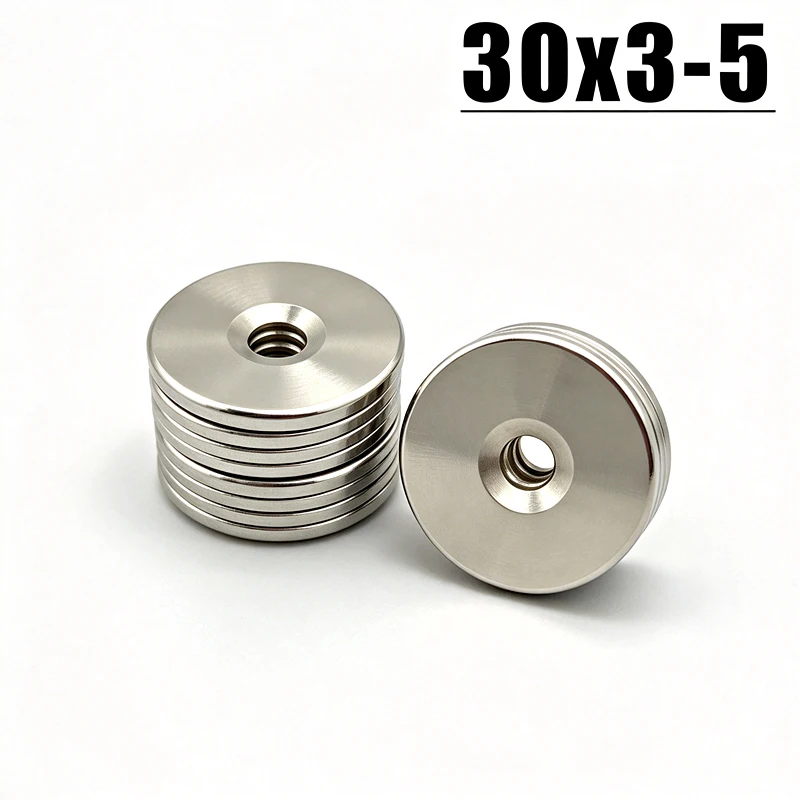 30*3-5mm Magnet 1-50pcs N35 NdFeB Permanent Magnetic Imanes 30x3-5mm Magnet Accessory Neodymium Magnet Fridge Magnets