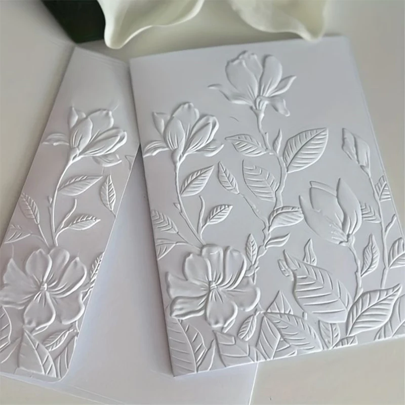 Der meistverkaufte 3D-Reliefordner verfügt über ein exquisites Blumendekorations-Malerei-Thema-Design, die komplexe Texturen kreieren können.