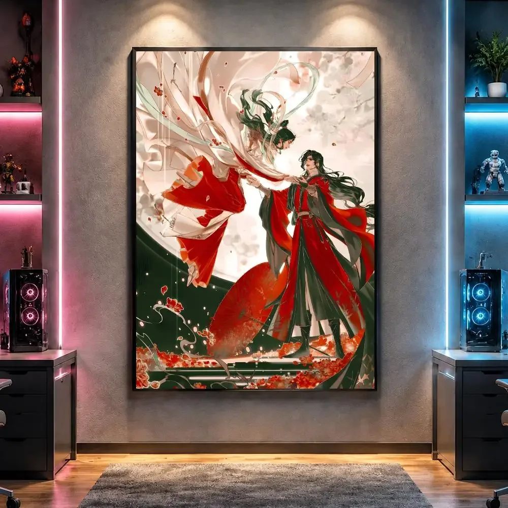 Donghua H-Heaven Official's Blessing BL Poster Wall Art Bedroom Living Room Dorm Bar Cafe Gym Studio Home Decor Gifts