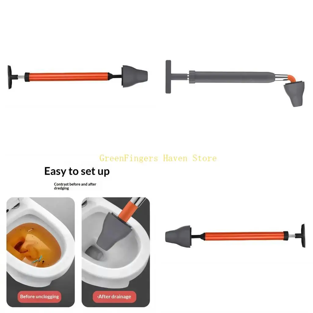 

F68D Pack of 2 Pipe Unclogging Assemblies for Efficient Cleaning in Limited Districts Including Flexible Global Joint Reinforced