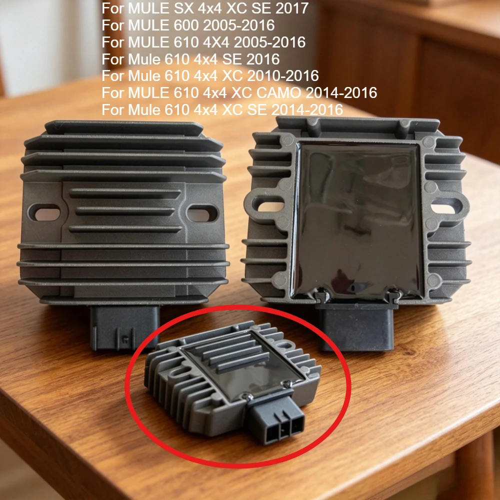 

1pc Regulated Voltage Regulator Rectifier For KAWASAKI MULE SX 4x4 XC SE 2017 MULE 600 2005-2016 Mule 610 4x4 XC CAMO SE