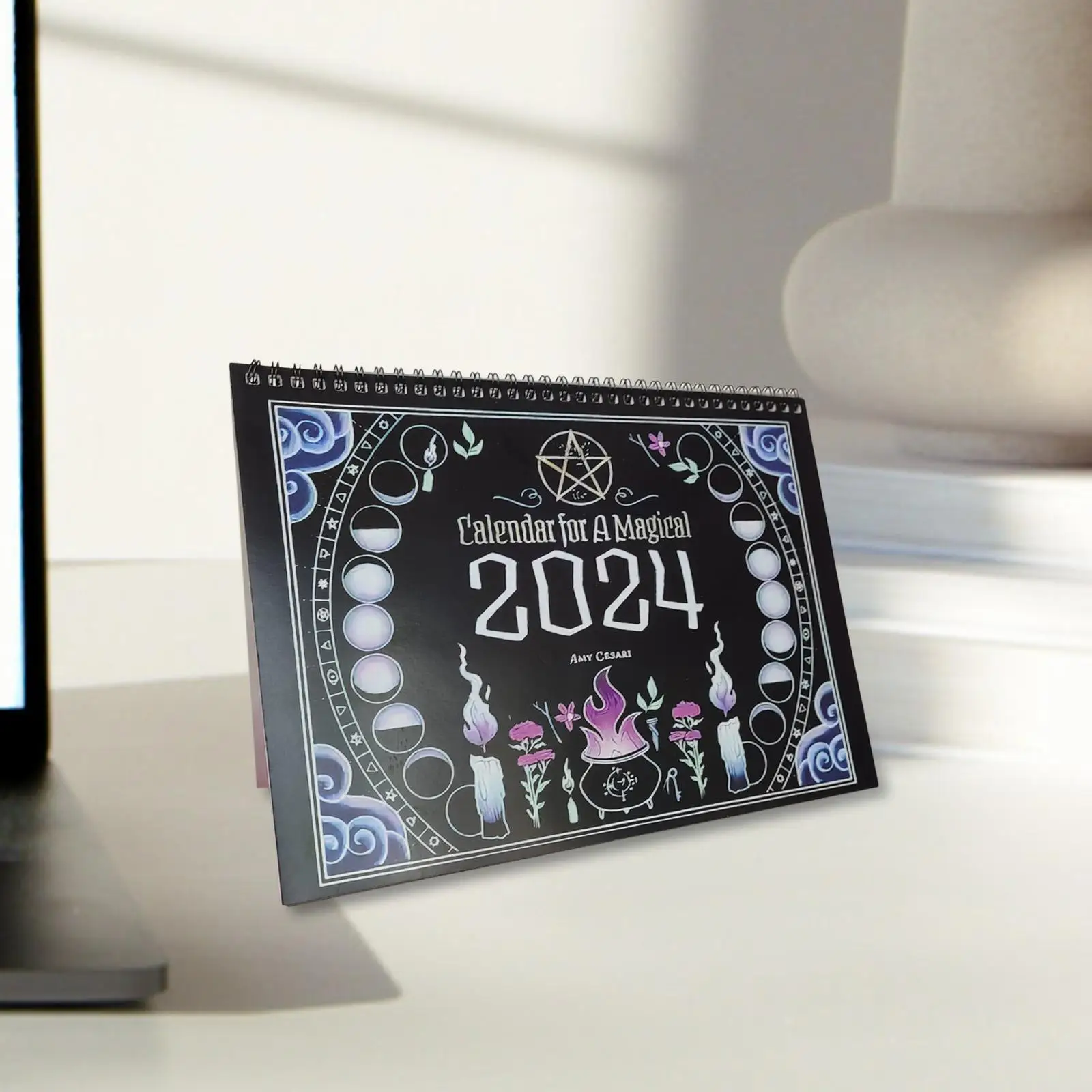 Muurkalender 2024 Januarium 2024 - December 2024 Creatieve Moderne Hangende Kalender