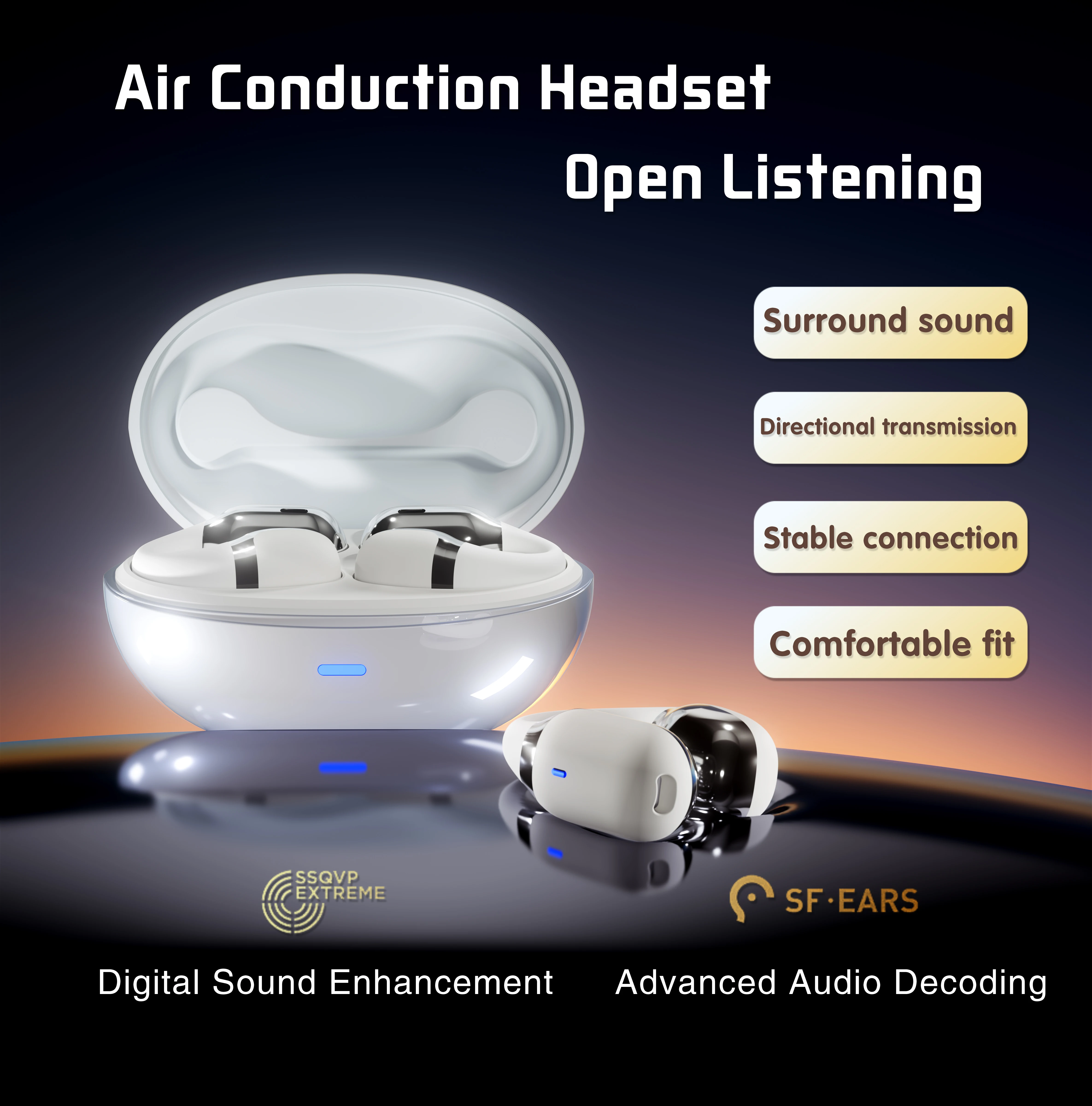 F16 Air Conduction Sports Headset Open Listening bluetooth wireless audífonos inalámbricos soundpeats HiFi Wireless headphones