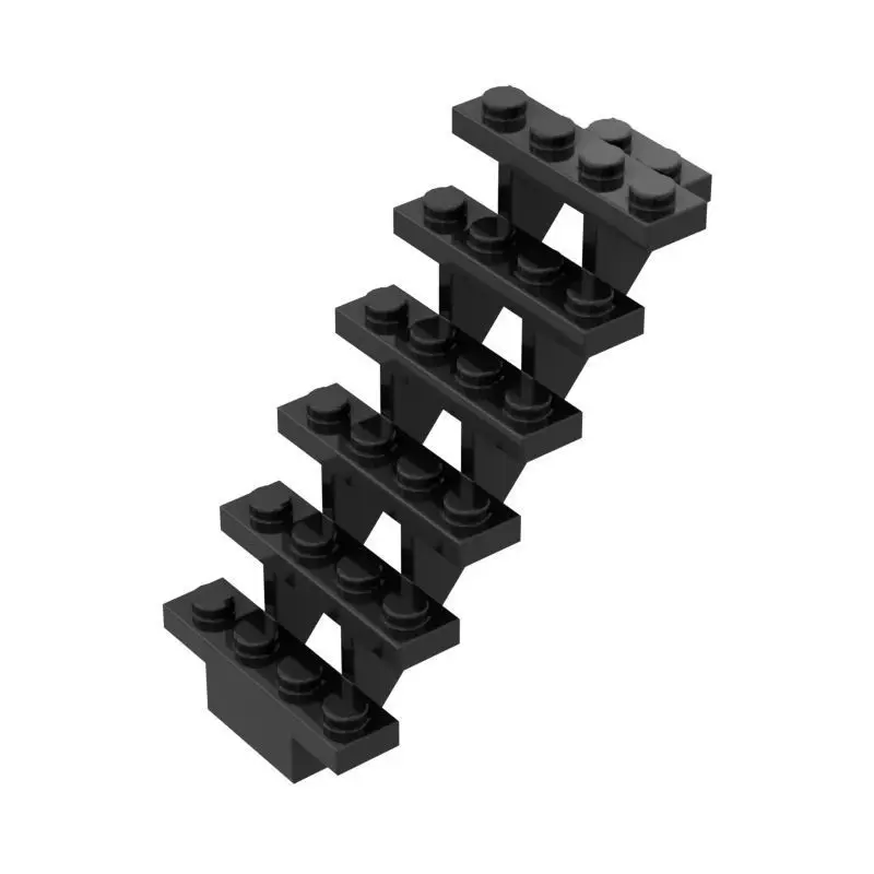 10 Stück DIY Bausteine Leiter 7x4x6 Dicke Figurensteine Lehrreiches Kreatives Spielzeug für Kinder Größe Kompatibel mit 30134 – Detail 3
