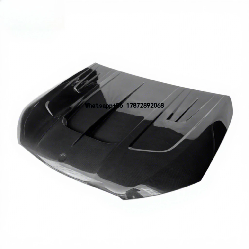 

New GLC Coupe/SUV Engine Hood Modification High-quality LD Style Carbon Fiber Bolt-On Installation Includes Bolts-Black 1