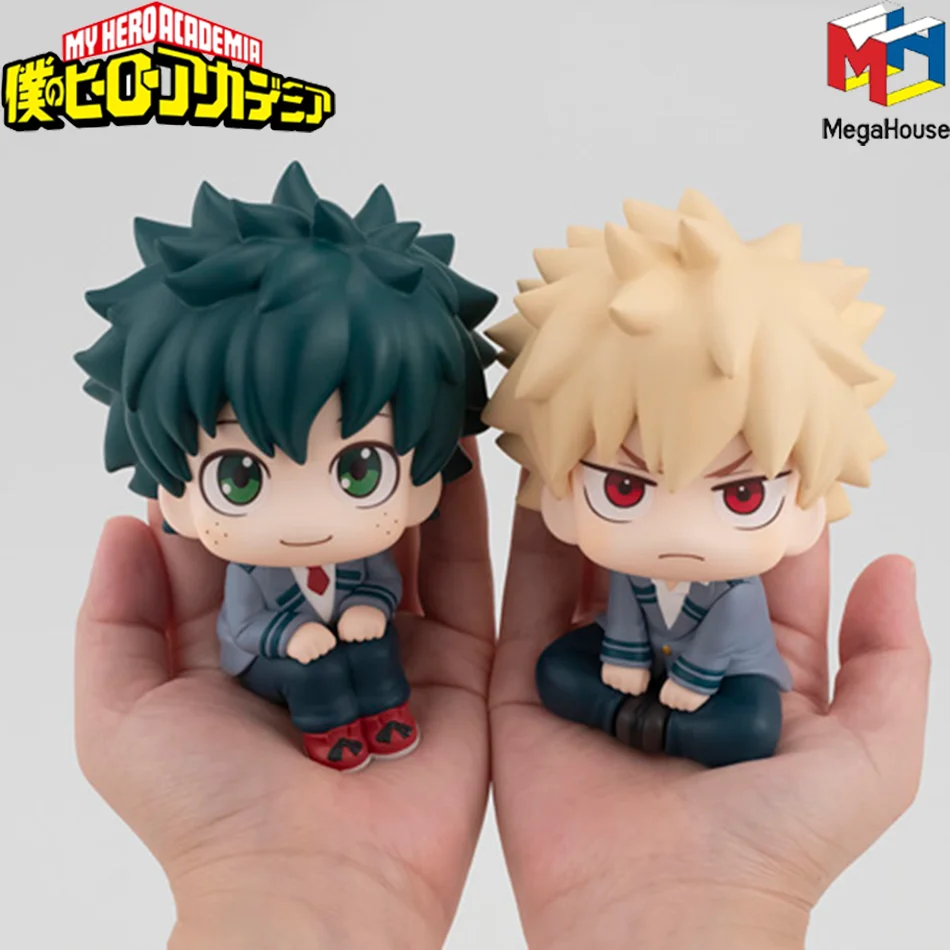 PVC |   (MHA): Izuku Midoriya/Katsuki Bakugo/Todoroki Shoto/Toga Himiko My Hero Academia Figurinha Chibi PVC Fofa |   Brinquedo Colecionável