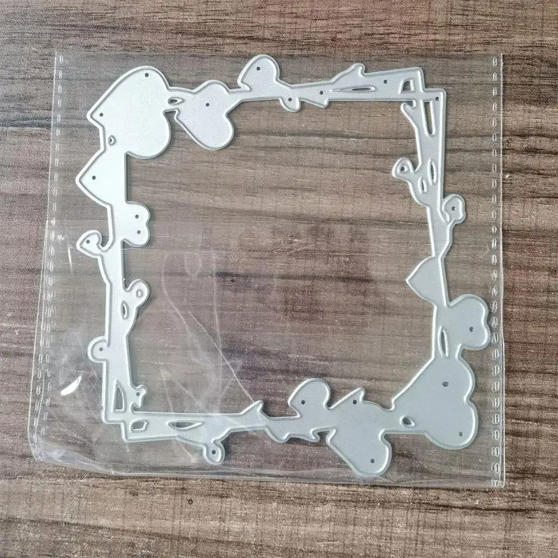 77JB Heart Frame Die Die Mede Marco corazón Corte metal Minitos Diy Craft Scrapbooking