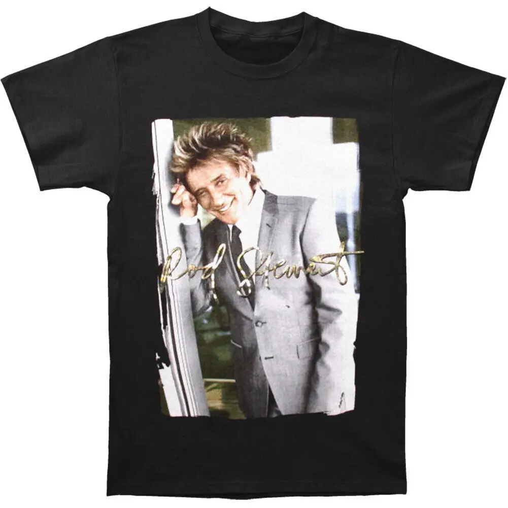 Men'S Rod Stewart 2013 Tour Slim Fit T Shirt Large Black