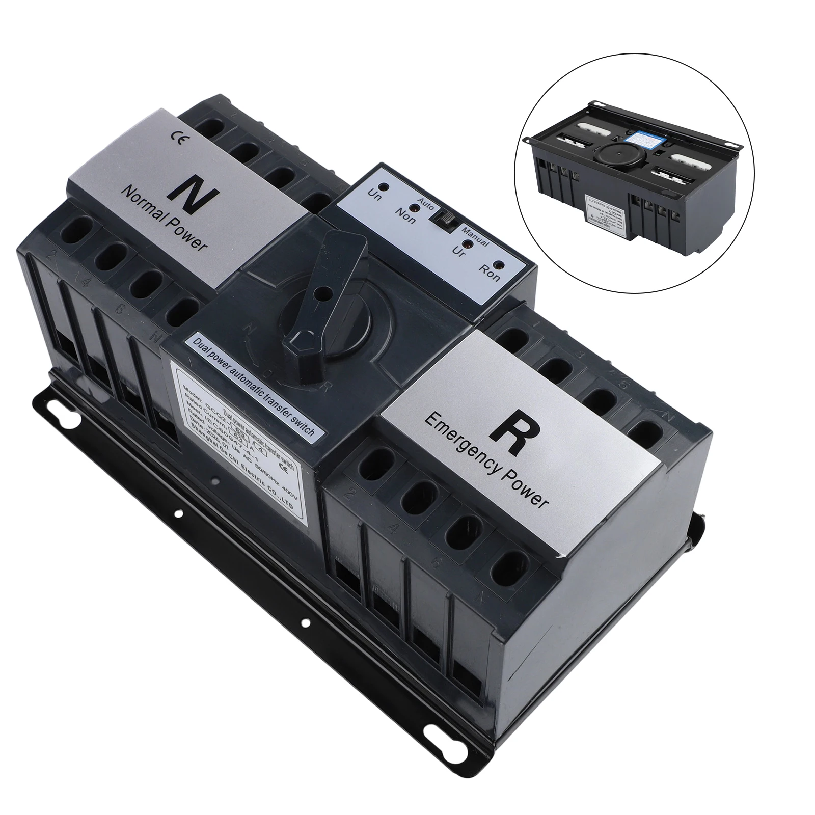 380V 4 Pole 63A Automatic Transfer Switch for ATS Dual Power SourFor with For For rtification for Secure Power Switching