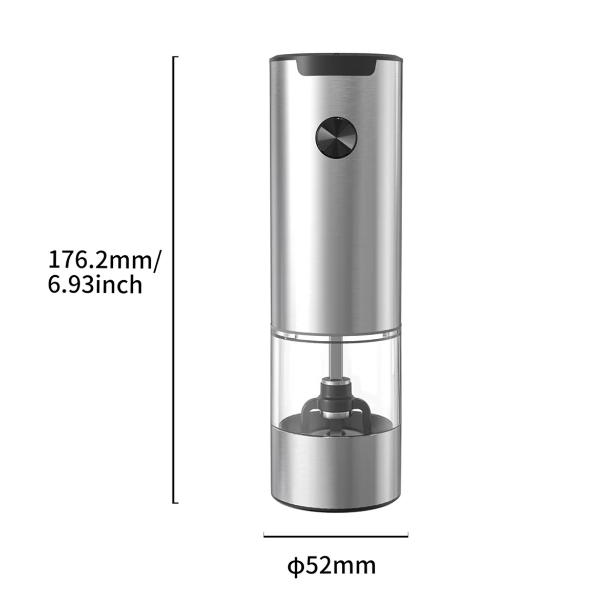 N38R_Salt and Pepper Mill Electric Set of 2 with Base